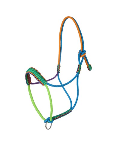 BRAIDED HALTER WITH DECORATIONS