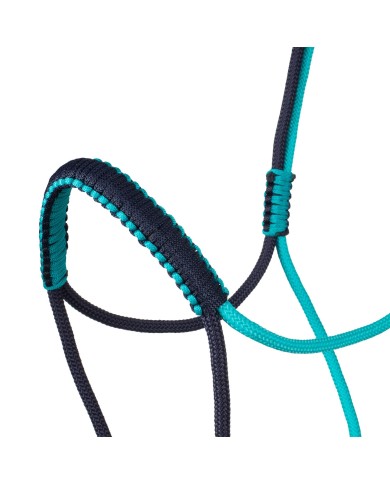 BRAIDED HALTER WITH DECORATIONS
