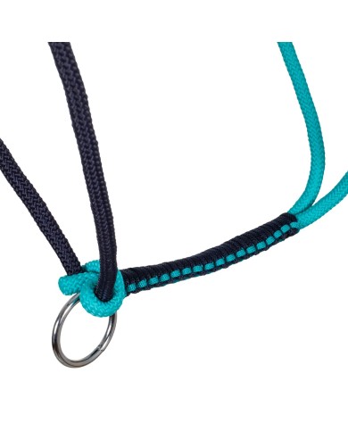 BRAIDED HALTER WITH DECORATIONS