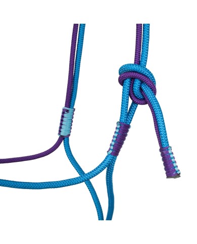 BRAIDED HALTER WITH DECORATIONS