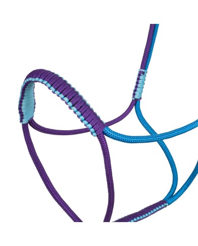 BRAIDED HALTER WITH DECORATIONS