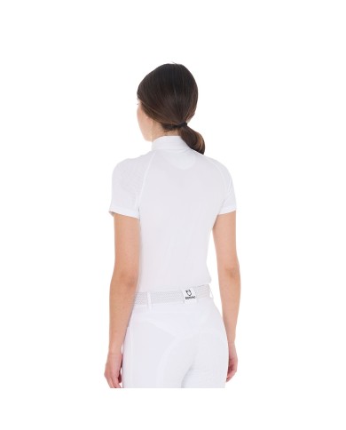 POLO DONNA ZIP MANICA CORTA MESH MODELLO TALINE
