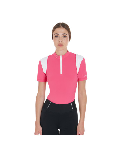 POLO DONNA SLIM FIT DA ALLENAMENTO CON INSERTI IN MESH (CAMPIONARIO/SHOOTING) POLO DONNA SLIM FIT DA ALLENAMENTO CON INSERTI IN MESH (CAMPIONARIO/SHOOTING)