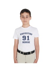 BOY S HORSE CLUB COTTON T-SHIRT