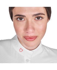WOMAN POLO SHIRT SS BUTTONS 1/2 MESH