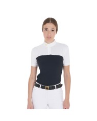 WOMAN POLO SHIRT SS BUTTONS 1/2 MESH