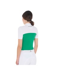 WOMAN POLO SHIRT SS BUTTONS 1/2 MESH