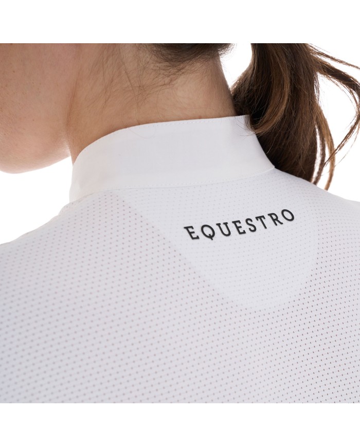 WOMAN POLO SHIRT SS BUTTONS 1/2 MESH