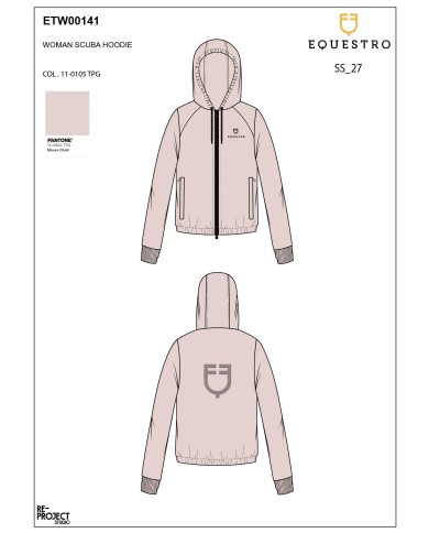 WOMEN S SCUBA CROPPED HOODIE
