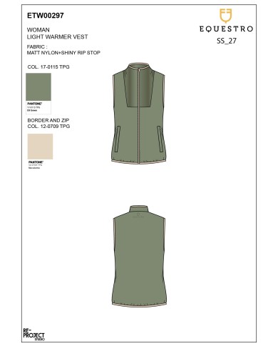 WOMEN S FOLDABLE LIGHT WARMER NYLON VEST