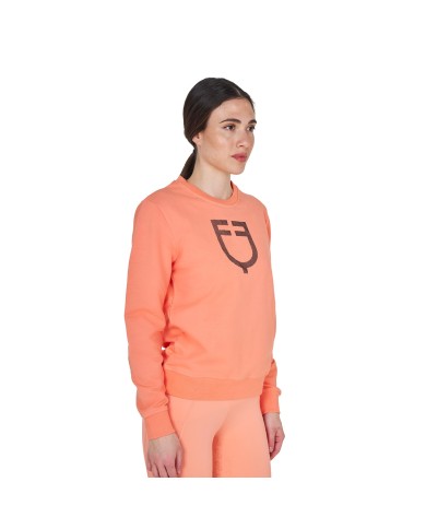 WOMEN S SHINY TRASPARENT LOGO SWEATSHIRT