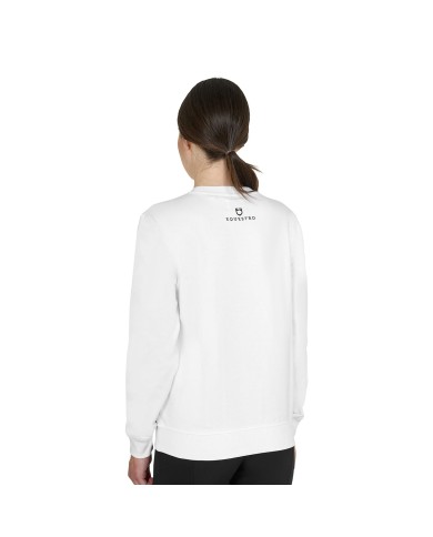 WOMEN S SHINY TRASPARENT LOGO SWEATSHIRT