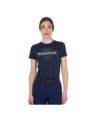 WOMEN S ELEGANT LOGO COTTON T-SHIRT