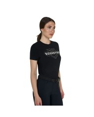 WOMEN S ELEGANT LOGO COTTON T-SHIRT