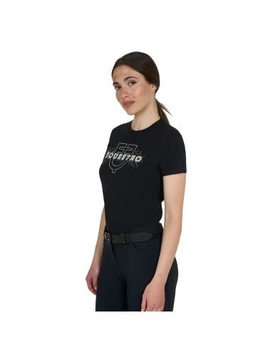 WOMEN S ELEGANT LOGO COTTON T-SHIRT