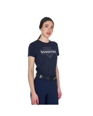 WOMEN S ELEGANT LOGO COTTON T-SHIRT