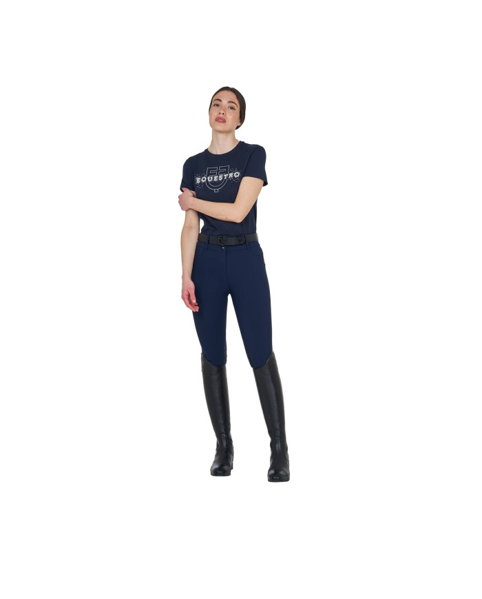 WOMEN S ELEGANT LOGO COTTON T-SHIRT