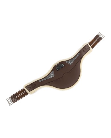 GEL & PVC STUDGUARD GIRTH DETACHABLE ECO-WOOL LINING S/S BUCKLES