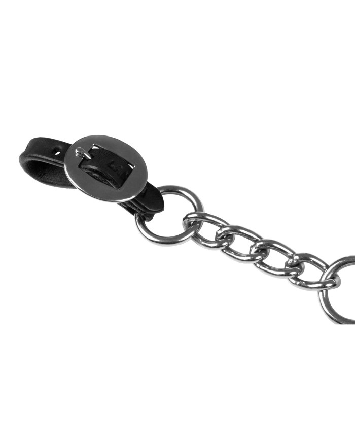 CURB STRAP NICKEL FITTING