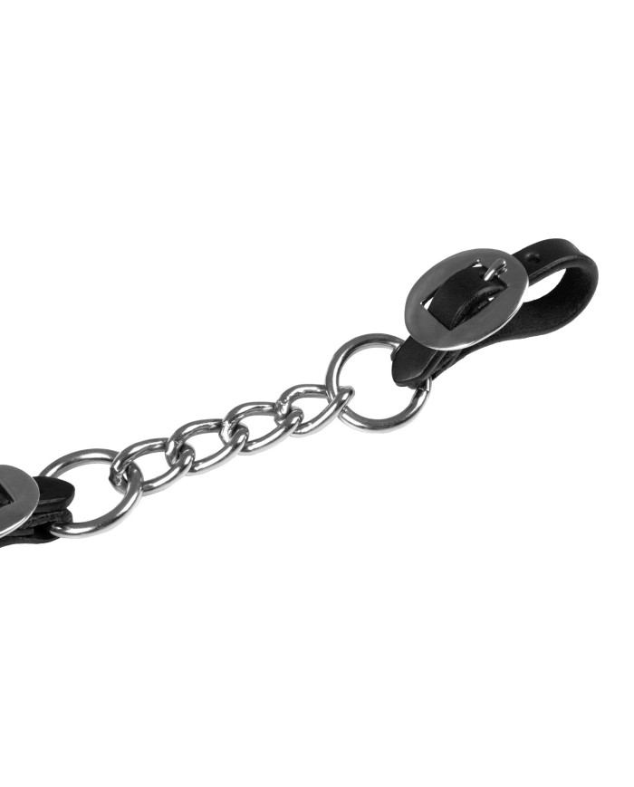 CURB STRAP NICKEL FITTING