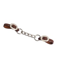 CURB STRAP NICKEL FITTING
