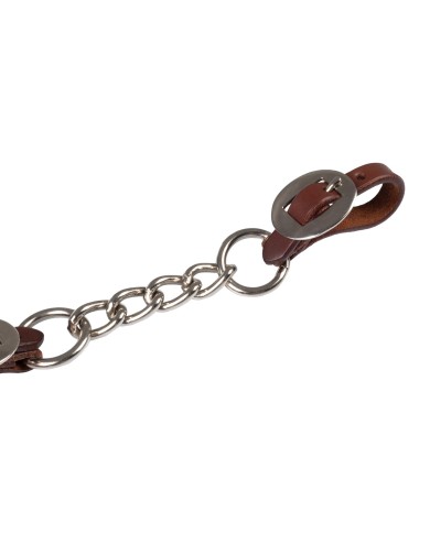 CURB STRAP NICKEL FITTING