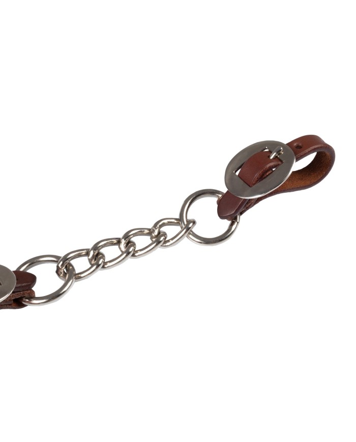 CURB STRAP NICKEL FITTING