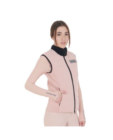 Smanicato donna misto tecnico con zip Smanicato donna misto tecnico con zip