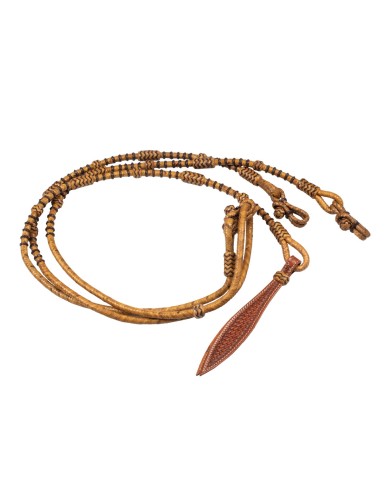REDINI WESTERN CUOIO CRUDO INTRECCIATO