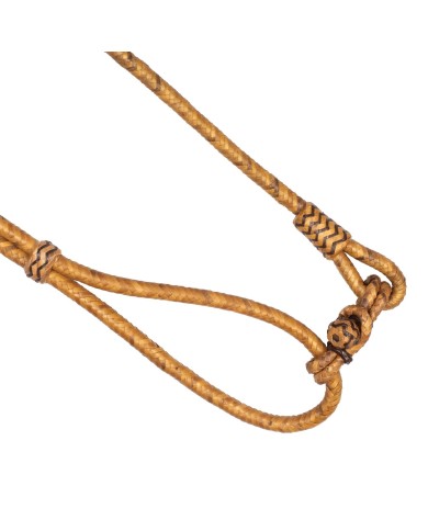 REDINI WESTERN CUOIO CRUDO INTRECCIATO