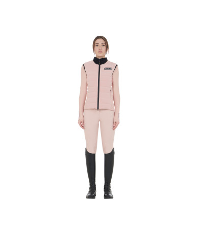 Smanicato donna misto tecnico con zip Smanicato donna misto tecnico con zip