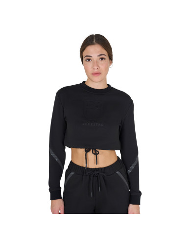 Felpa donna corta girocollo Felpa donna corta girocollo