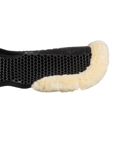 WITHERS FREE HEXAGONAL SOFT GEL PAD W/MICROPILE & BACK ECO-WOOL EDGE