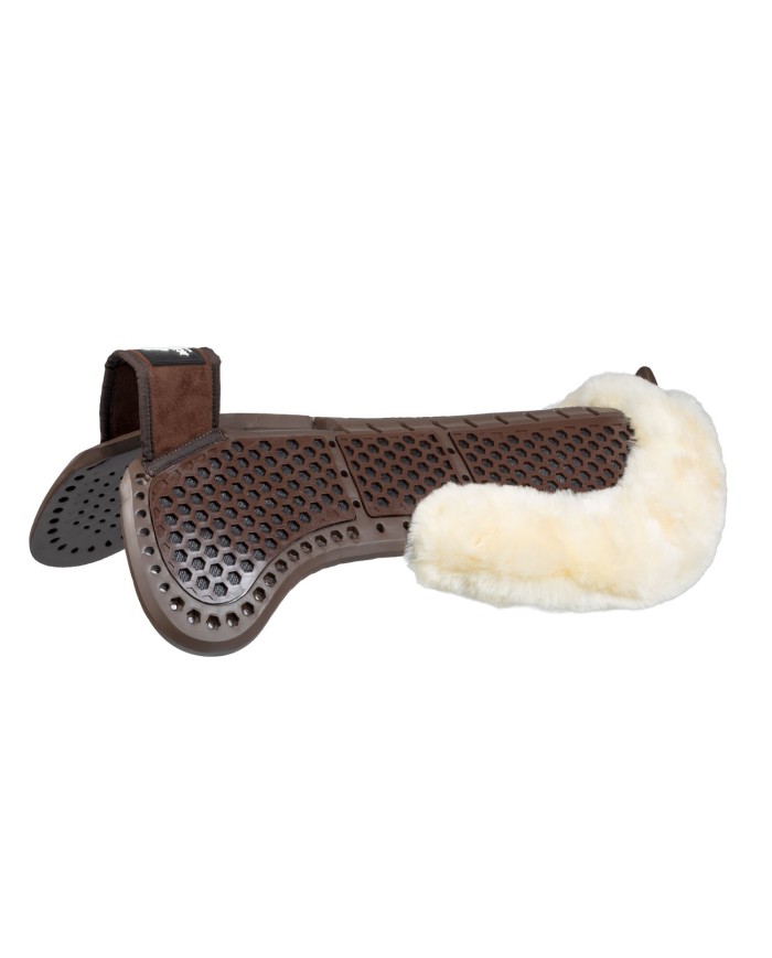WITHERS FREE PIUMA AERO BALANCE FLAT GEL PAD CUT OUT WITH SHEEPSKIN