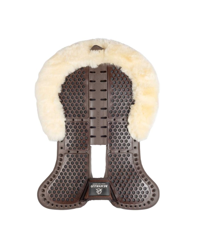 WITHERS FREE PIUMA AERO BALANCE FLAT GEL PAD CUT OUT WITH SHEEPSKIN