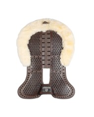 WITHERS FREE PIUMA AERO BALANCE FLAT GEL PAD CUT OUT WITH SHEEPSKIN