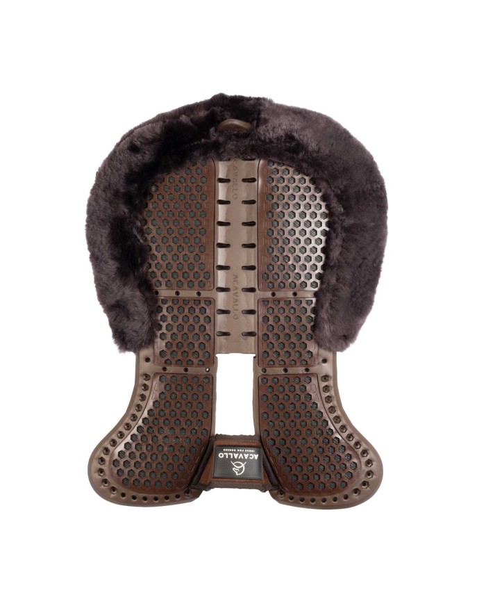 WITHERS FREE PIUMA AERO BALANCE FLAT GEL PAD CUT OUT WITH SHEEPSKIN