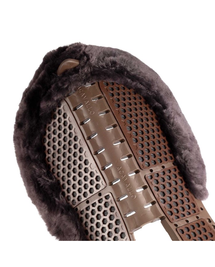 WITHERS FREE PIUMA AERO BALANCE FLAT GEL PAD CUT OUT WITH SHEEPSKIN