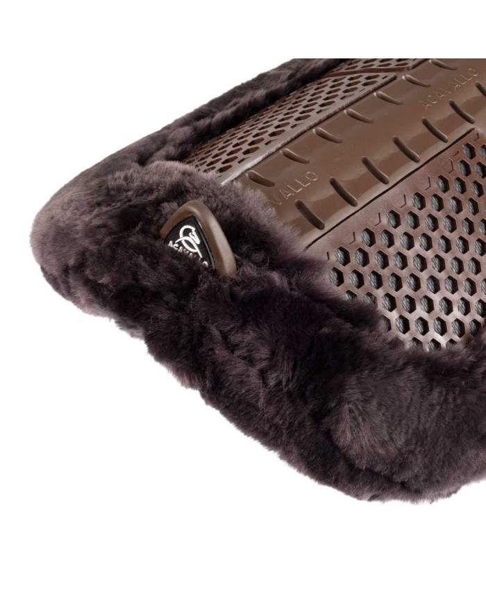 WITHERS FREE PIUMA AERO BALANCE FLAT GEL PAD CUT OUT WITH SHEEPSKIN