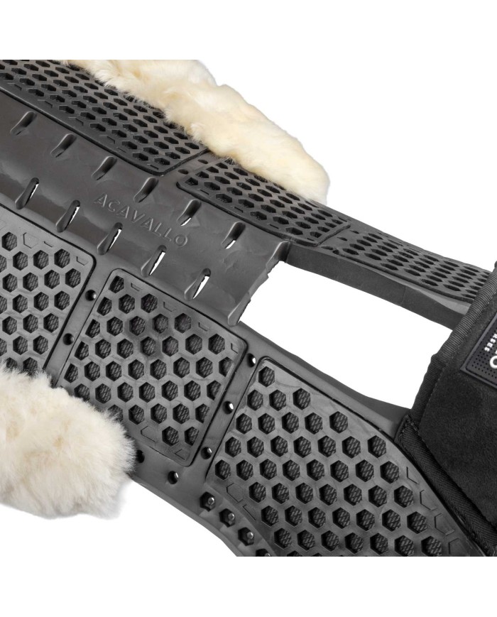 WITHERS FREE PIUMA AERO BALANCE FLAT GEL PAD CUT OUT WITH SHEEPSKIN