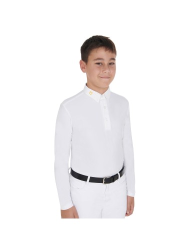 POLO BAMBINO EQUESTRO MANICA LUNGA MODELLO WARM+