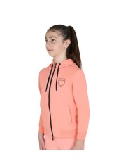 KIDS SHINY TRASPARENT LOGO HOODIE