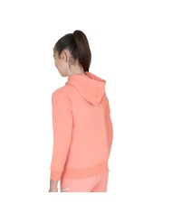 KIDS SHINY TRASPARENT LOGO HOODIE