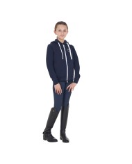 KIDS SHINY TRASPARENT LOGO HOODIE