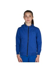KIDS SHINY TRASPARENT LOGO HOODIE