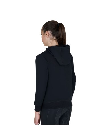 KIDS SHINY TRASPARENT LOGO HOODIE