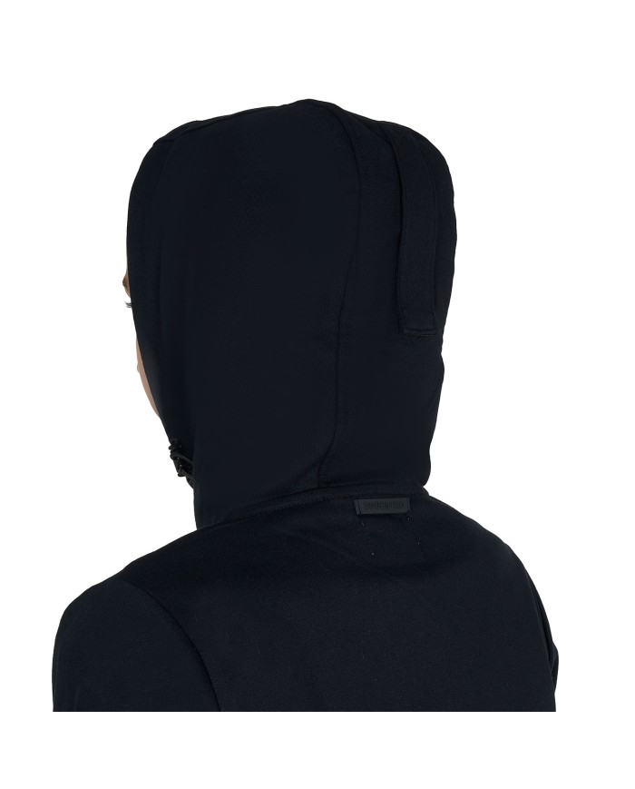 KIDS SHINY TRASPARENT LOGO HOODIE