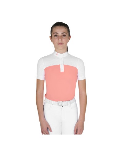 GIRL POLO SHIRT SS BUTTONS 1/2 MESH