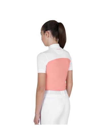 GIRL POLO SHIRT SS BUTTONS 1/2 MESH