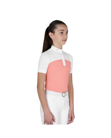 GIRL POLO SHIRT SS BUTTONS 1/2 MESH
